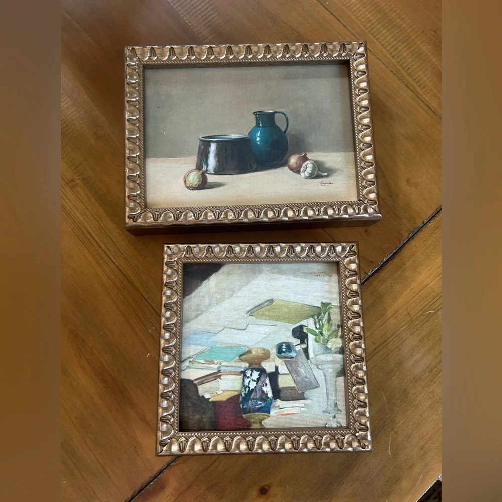 New Hearth & Hand 2 Piece Still Life Wall Art Set